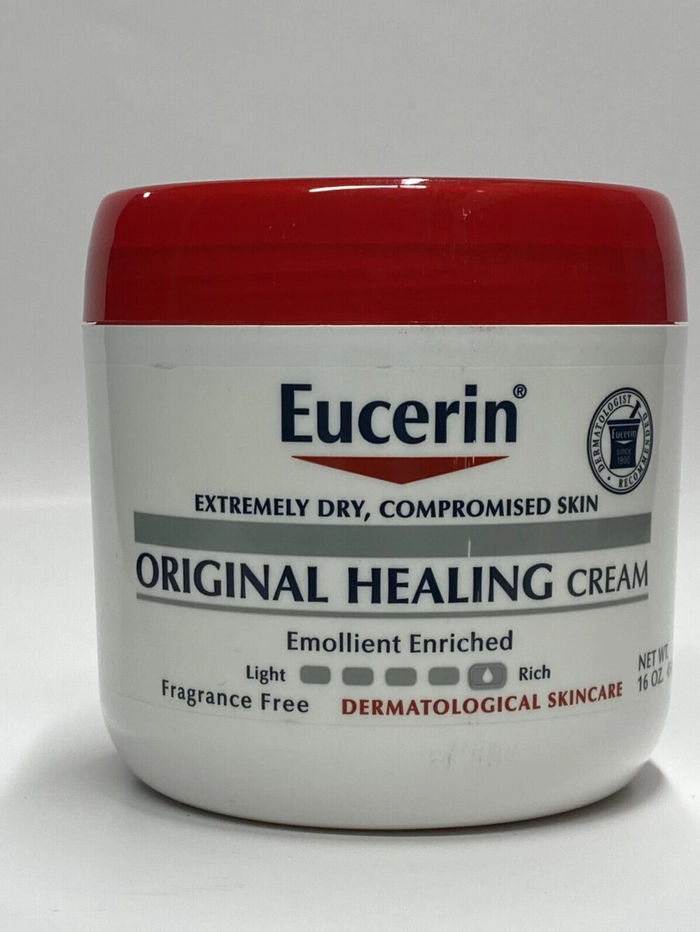 Open Box -Eucerin Original Healing Cream, Body Cream for Dry Skin, 16 oz